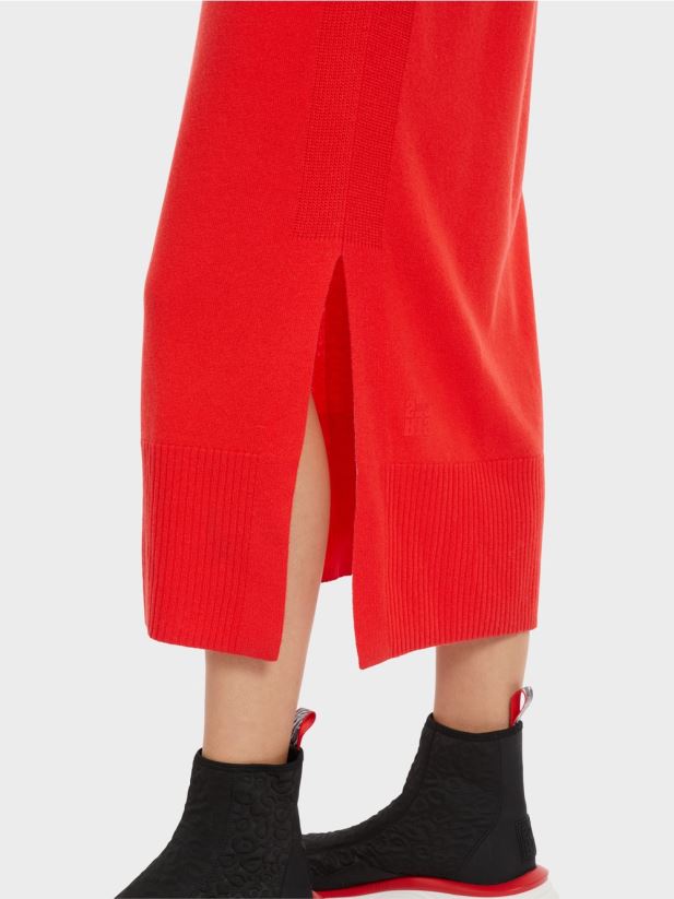 rochie lungă tricotată „rethink together”. Marc Cain campari îmbrăcăminte 4826HH18