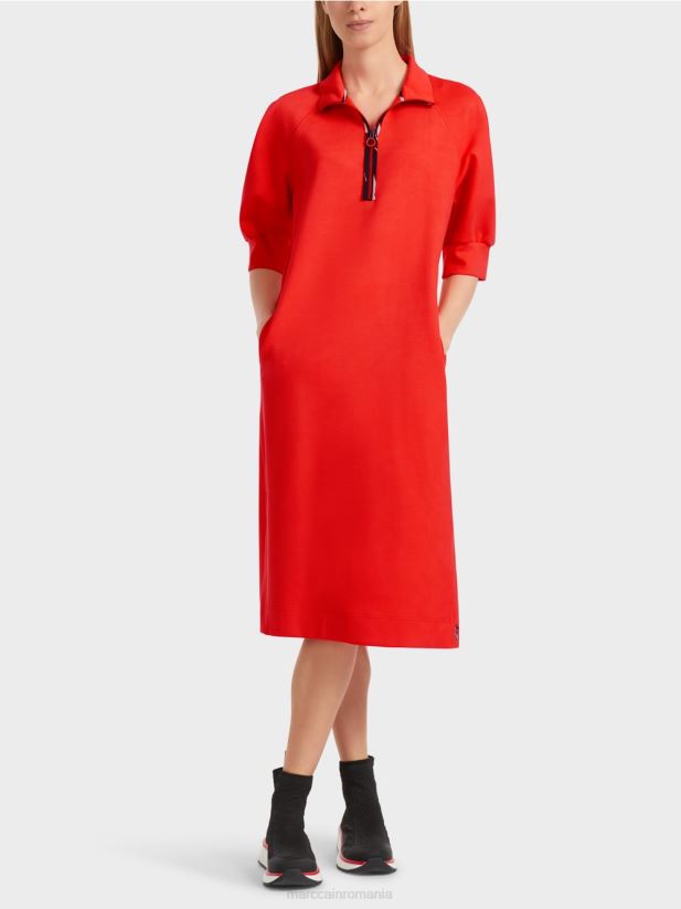 rochie lunga sport Marc Cain campari îmbrăcăminte 4826HH16
