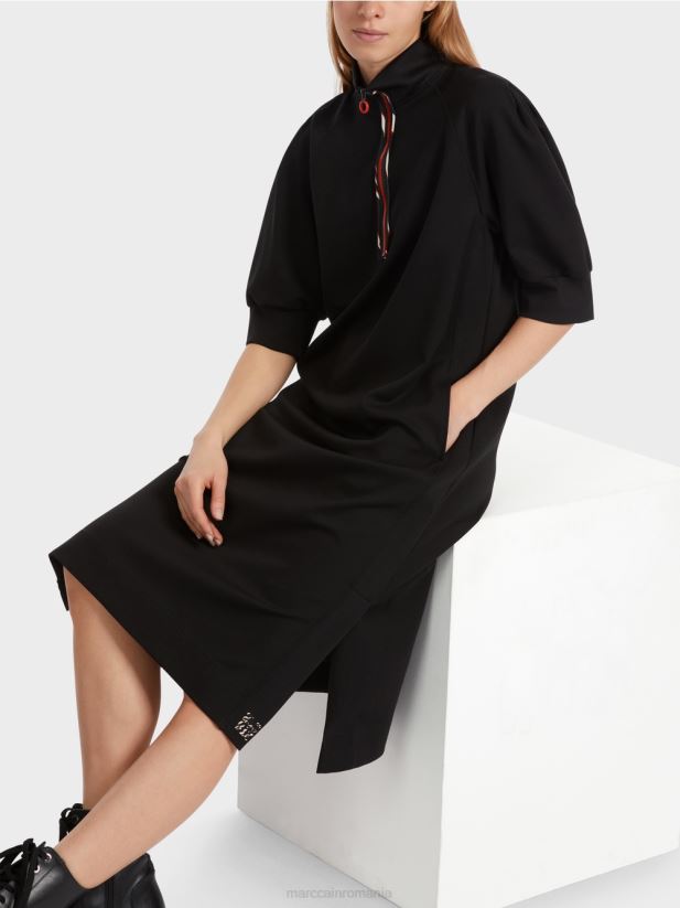rochie lunga sport Marc Cain negru îmbrăcăminte 4826HH17