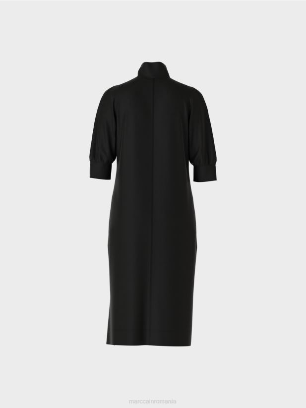 rochie lunga sport Marc Cain negru îmbrăcăminte 4826HH17