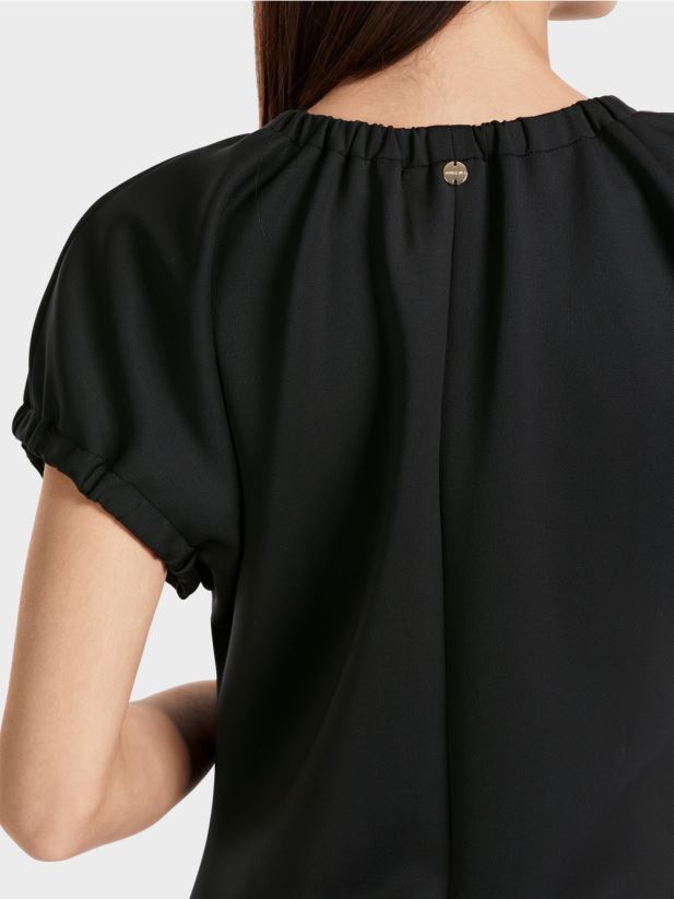 rochie mulata cu decolteu in V Marc Cain negru îmbrăcăminte 4826HH34