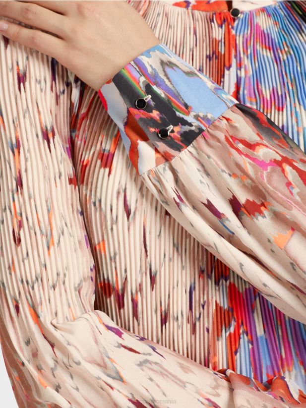 rochie plisată „rethink together”. Marc Cain cer întunecat de vară îmbrăcăminte 4826HH21