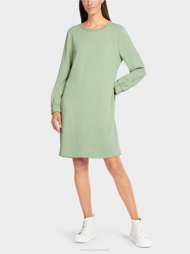 rochie scurta, sportiva Marc Cain menta pudra îmbrăcăminte 4826HH139