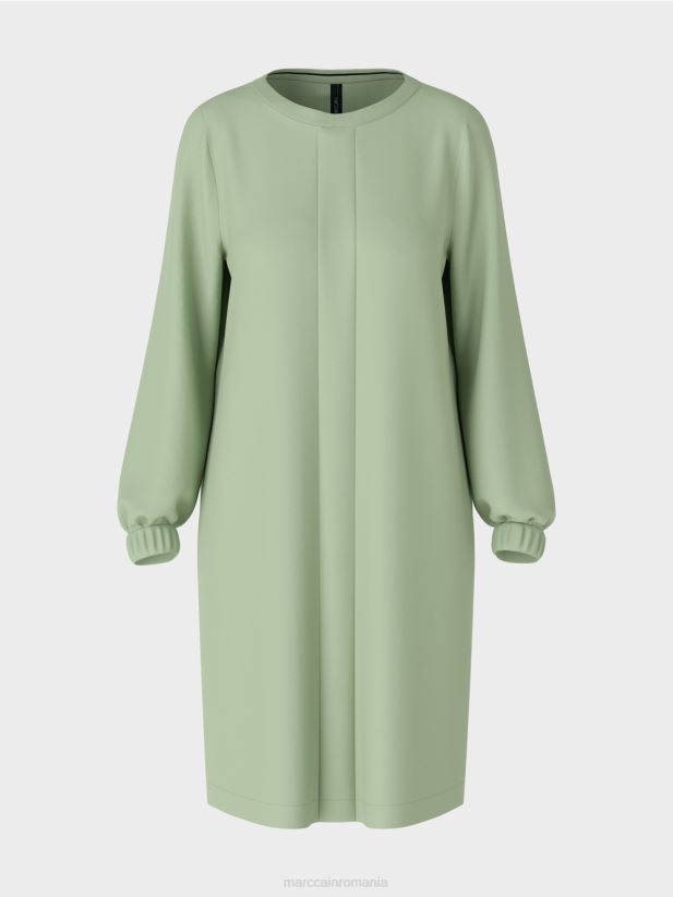 rochie scurta, sportiva Marc Cain menta pudra îmbrăcăminte 4826HH139