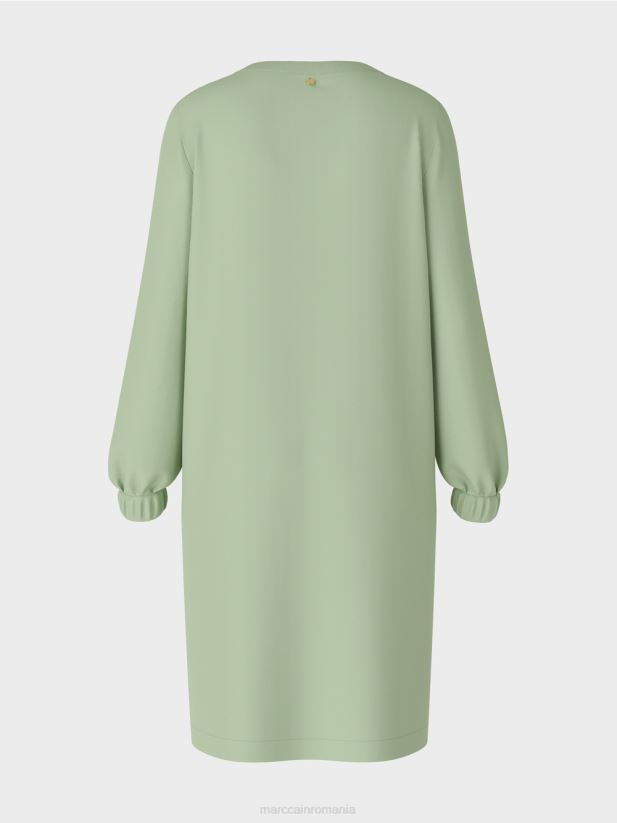 rochie scurta, sportiva Marc Cain menta pudra îmbrăcăminte 4826HH139