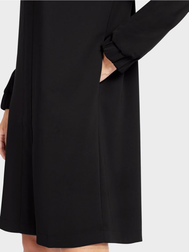 rochie scurta, sportiva Marc Cain negru îmbrăcăminte 4826HH136