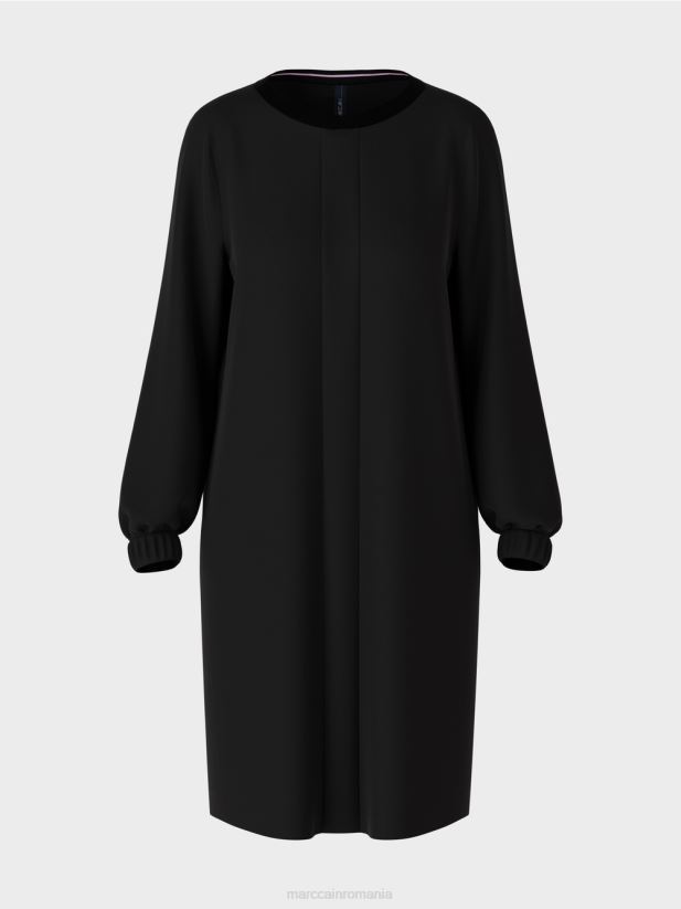 rochie scurta, sportiva Marc Cain negru îmbrăcăminte 4826HH136