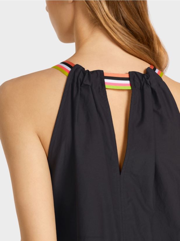 rochie sport cu mătase Marc Cain negru îmbrăcăminte 4826HH71