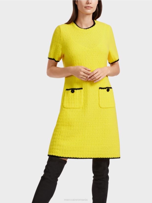 rochie sport tricotata in germania Marc Cain lămâie moale îmbrăcăminte 4826HH37