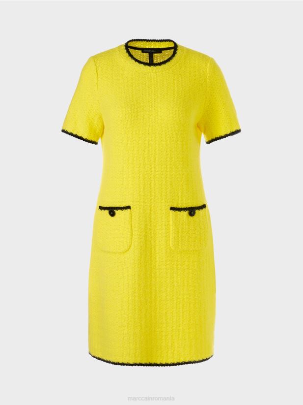 rochie sport tricotata in germania Marc Cain lămâie moale îmbrăcăminte 4826HH37