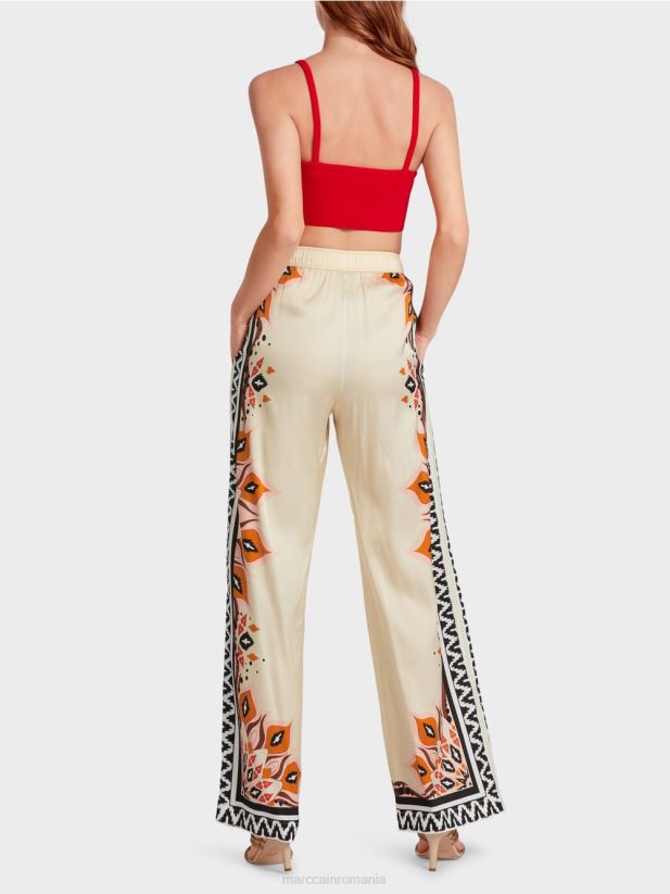 bustieră „regândește împreună”. Marc Cain rosu intens îmbrăcăminte 4826HH1133