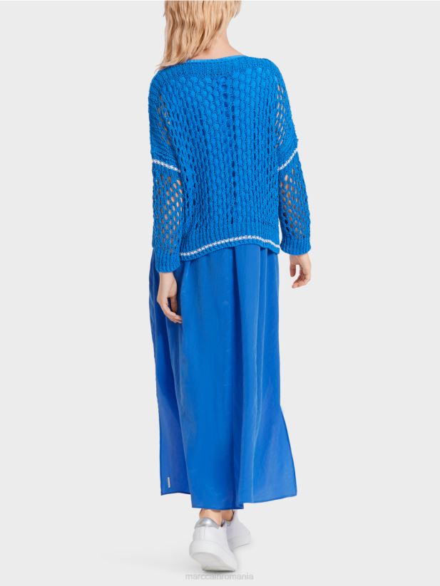 cardigan perforat tricotat in germania Marc Cain parașutist nou îmbrăcăminte 4826HH1127