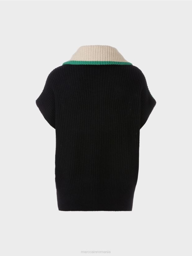 maiou tricotat in germania Marc Cain smalț îmbrăcăminte 4826HH1067