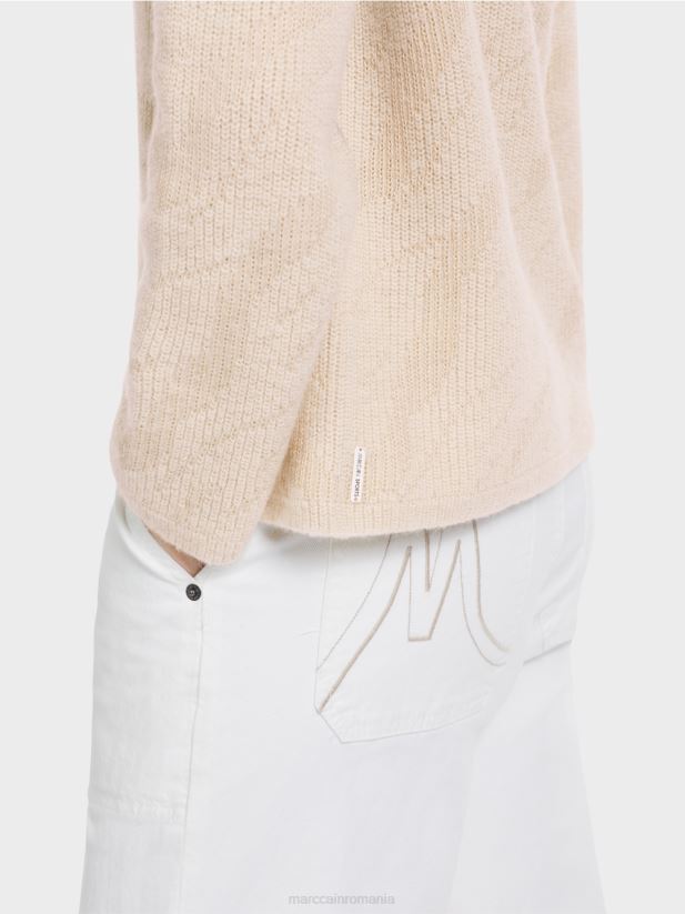 pulover 100% fabricat in germania Marc Cain campari îmbrăcăminte 4826HH1054