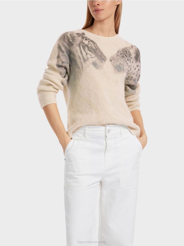 pulover 100% fabricat in germania Marc Cain campari îmbrăcăminte 4826HH1054