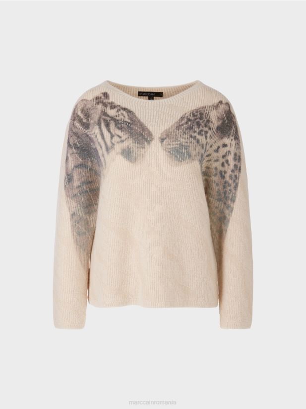 pulover 100% fabricat in germania Marc Cain campari îmbrăcăminte 4826HH1054