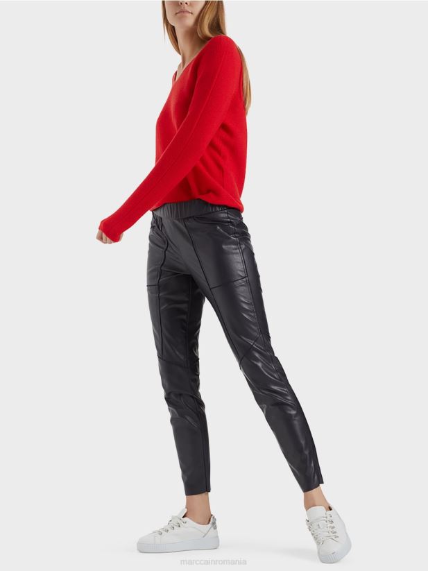 pulover 100% fabricat in germania Marc Cain stacojiu îmbrăcăminte 4826HH1215