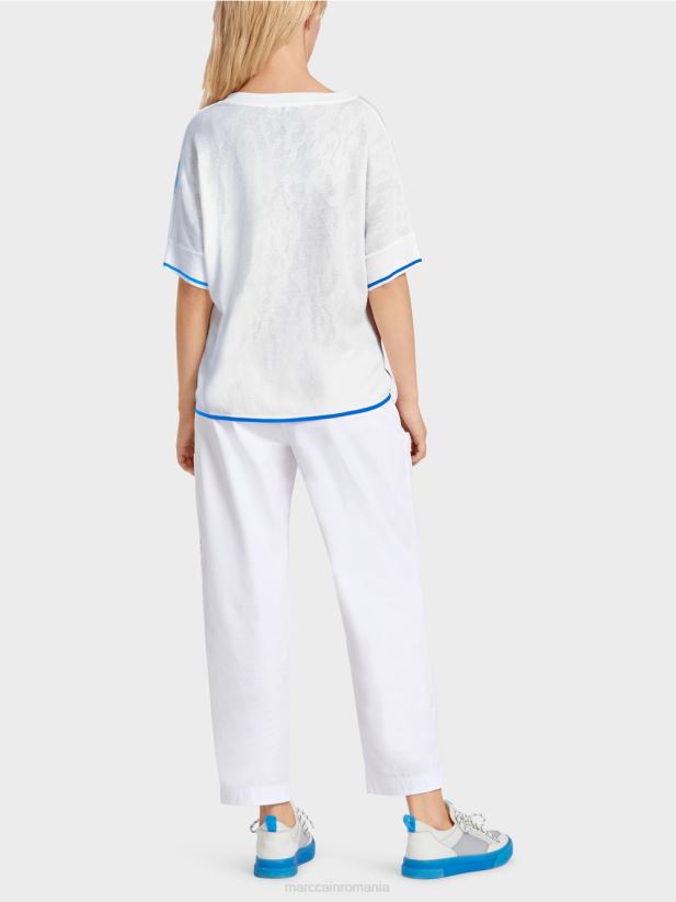 pulover batik tricotat in germania Marc Cain parașutist nou îmbrăcăminte 4826HH1128