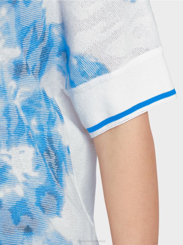 pulover batik tricotat in germania Marc Cain parașutist nou îmbrăcăminte 4826HH1128