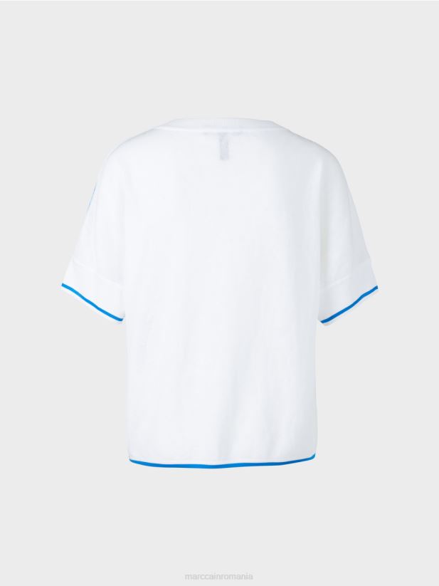 pulover batik tricotat in germania Marc Cain parașutist nou îmbrăcăminte 4826HH1128