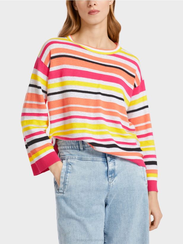 pulover cu dungi Marc Cain var usor îmbrăcăminte 4826HH1139