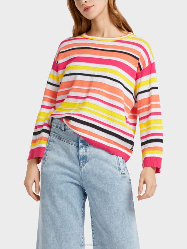 pulover cu dungi Marc Cain var usor îmbrăcăminte 4826HH1139