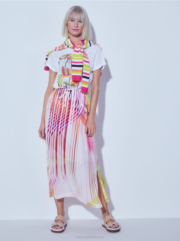 pulover cu dungi Marc Cain var usor îmbrăcăminte 4826HH1139