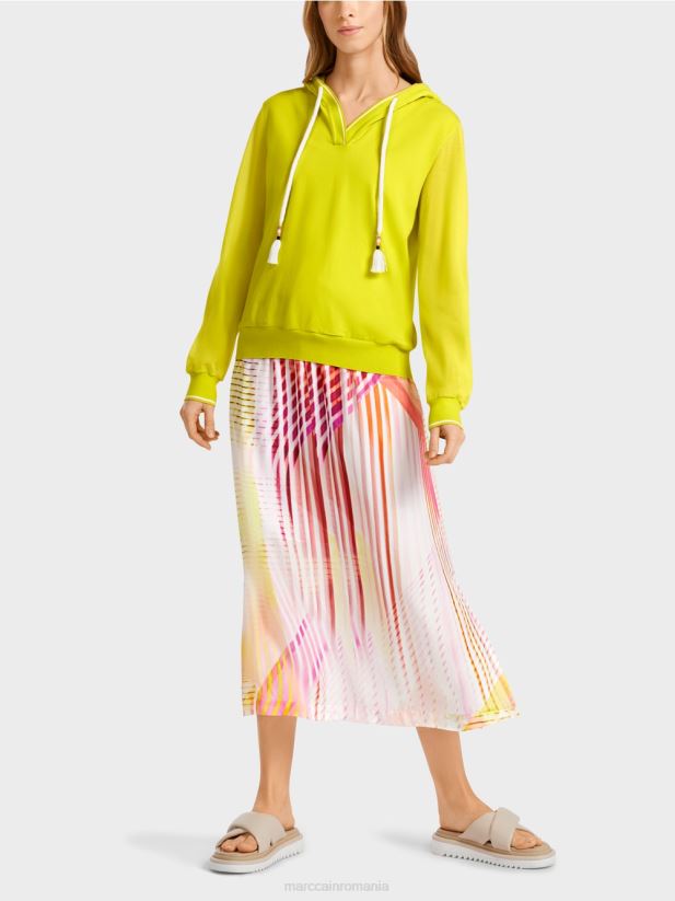 pulover cu glugă tricotat în germania Marc Cain var usor îmbrăcăminte 4826HH1138