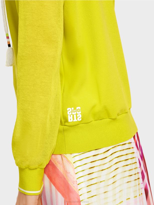 pulover cu glugă tricotat în germania Marc Cain var usor îmbrăcăminte 4826HH1138