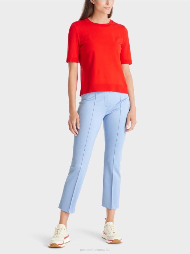 pulover cu mâneci scurte „rethink together”. Marc Cain campari îmbrăcăminte 4826HH1071