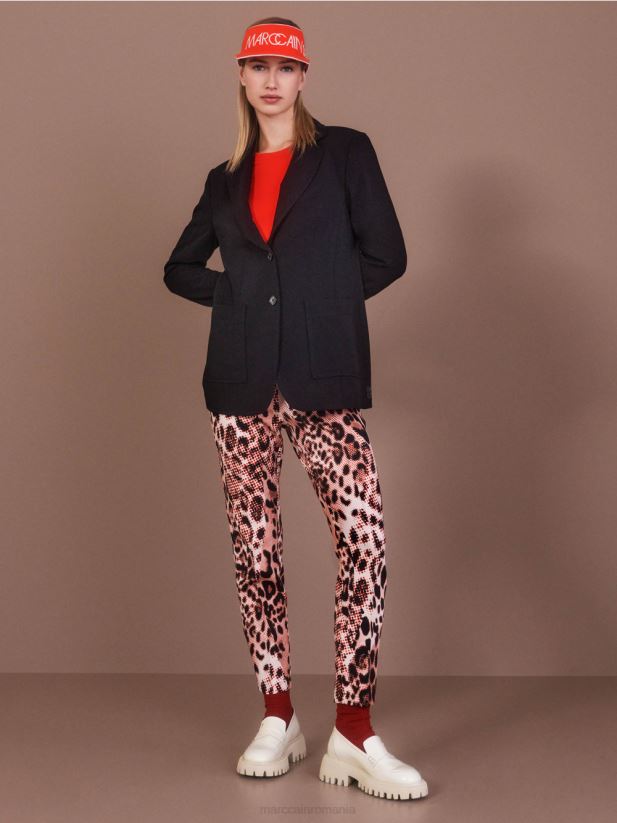 pulover din lână „regândiți împreună”. Marc Cain campari îmbrăcăminte 4826HH1048