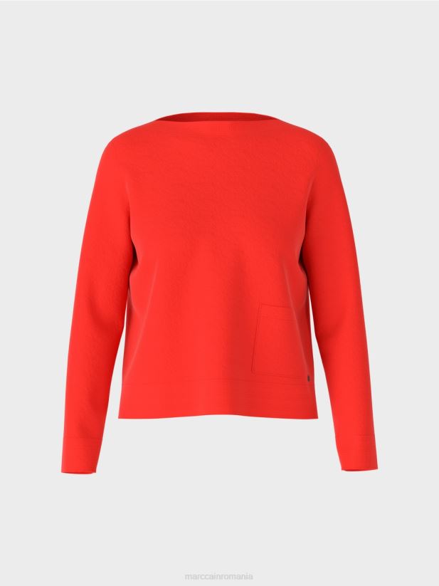 pulover „regândiți împreună”. Marc Cain campari îmbrăcăminte 4826HH1070