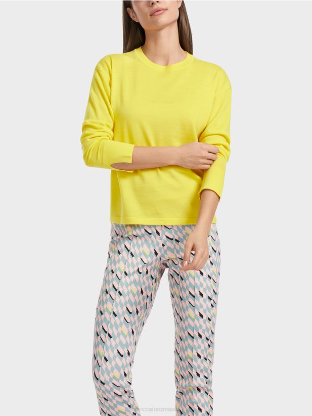 pulover „regândiți împreună”. Marc Cain lămâie moale îmbrăcăminte 4826HH1121