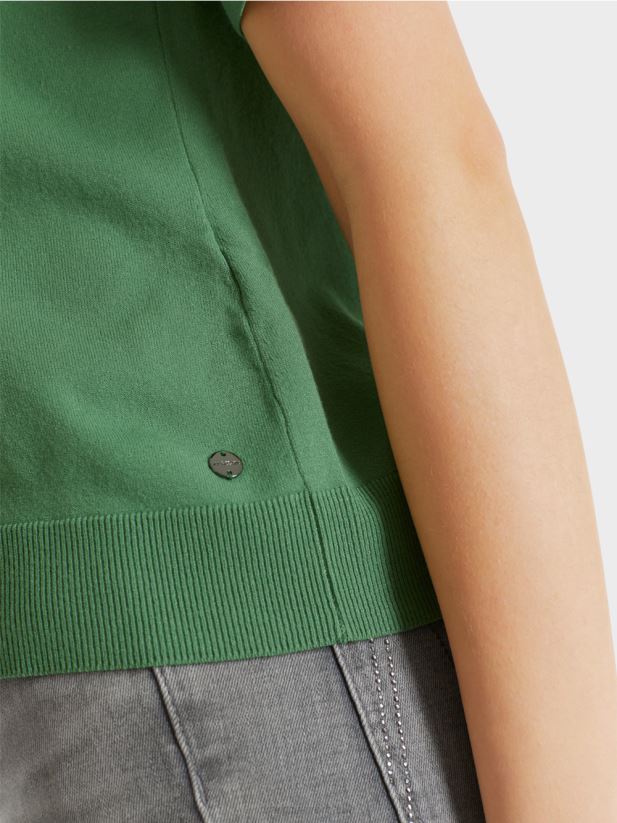 pulover „regândiți împreună”. Marc Cain mușchi verde îmbrăcăminte 4826HH1212