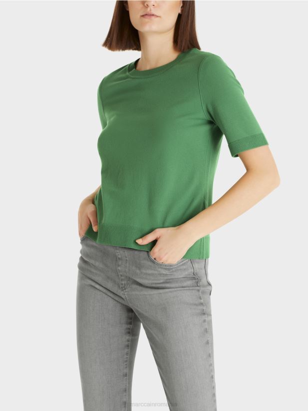 pulover „regândiți împreună”. Marc Cain mușchi verde îmbrăcăminte 4826HH1212