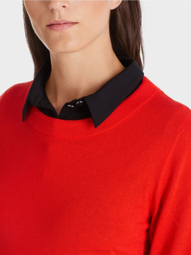 pulover tricotat fin „regândiți împreună”. Marc Cain campari îmbrăcăminte 4826HH1056