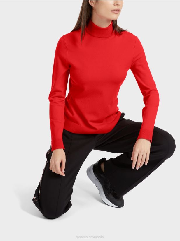 pulover tricotat fin „regândiți împreună”. Marc Cain campari îmbrăcăminte 4826HH1078