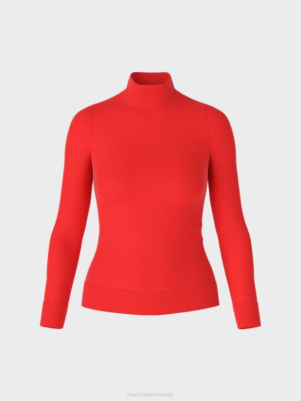 pulover tricotat fin „regândiți împreună”. Marc Cain campari îmbrăcăminte 4826HH1078