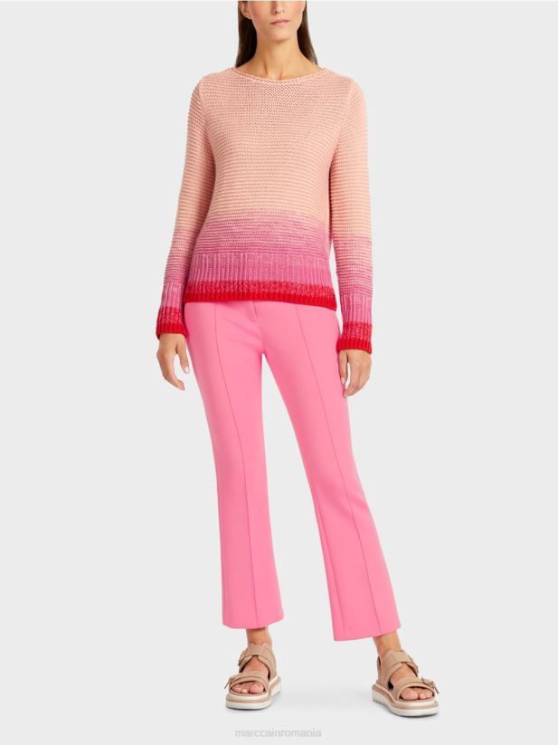 pulover "tricotat in germania" Marc Cain bronz strălucitor îmbrăcăminte 4826HH1165