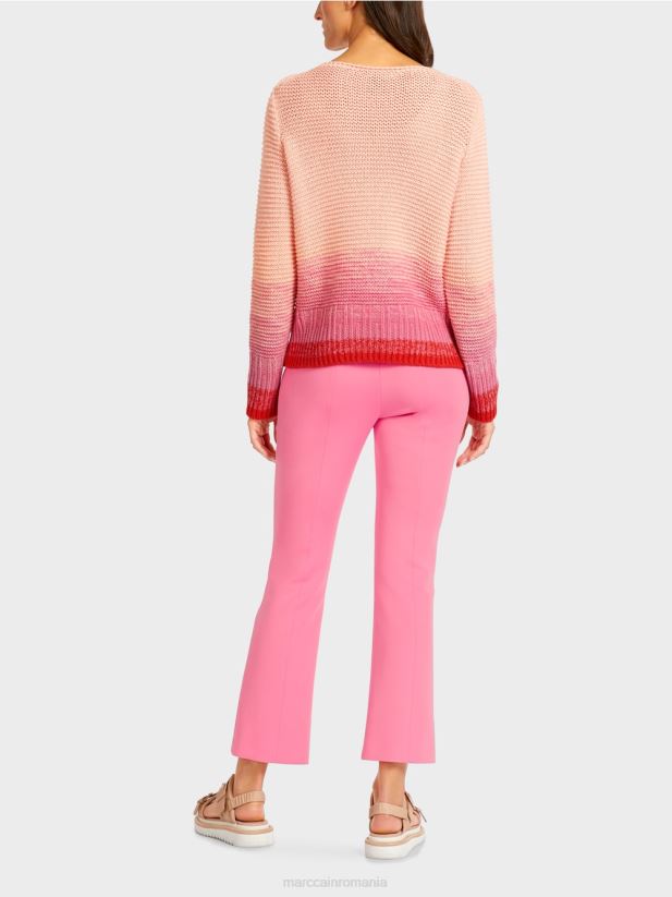 pulover \"tricotat in germania\" Marc Cain bronz strălucitor îmbrăcăminte 4826HH1165