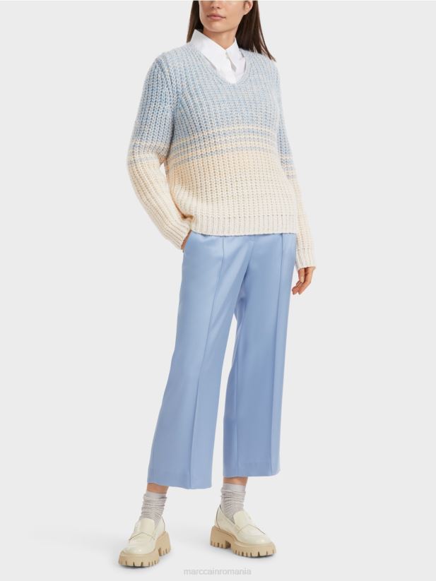 pulover - tricotat in germania Marc Cain cer întunecat de vară îmbrăcăminte 4826HH1083