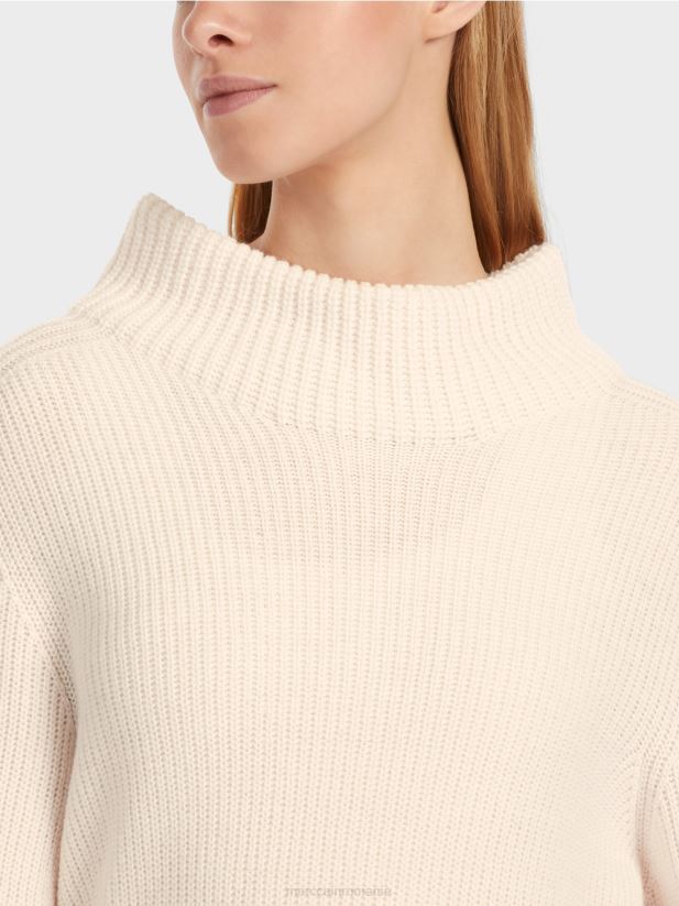 pulover - tricotat in germania Marc Cain floare de migdal îmbrăcăminte 4826HH1065