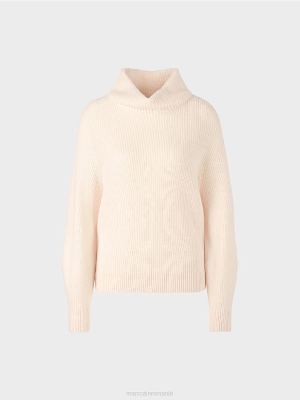 pulover - tricotat in germania Marc Cain floare de migdal îmbrăcăminte 4826HH1065