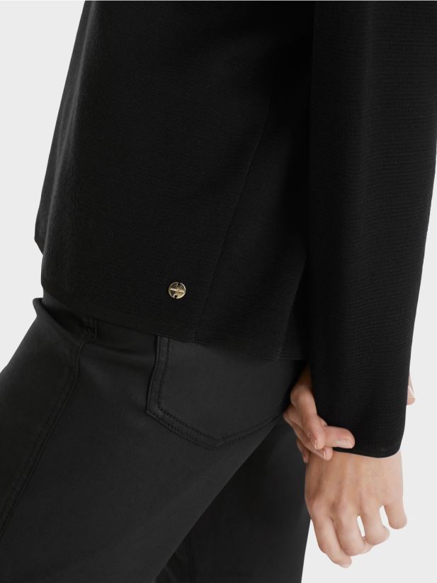 pulover - tricotat in germania Marc Cain negru îmbrăcăminte 4826HH1035