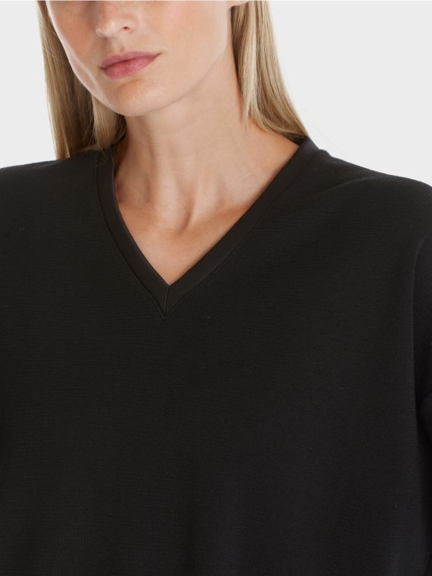 pulover - tricotat in germania Marc Cain negru îmbrăcăminte 4826HH1035