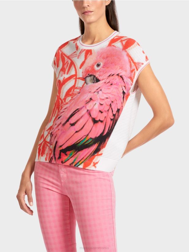 pulover \"tricotat in germania\" Marc Cain roz aprins îmbrăcăminte 4826HH1167