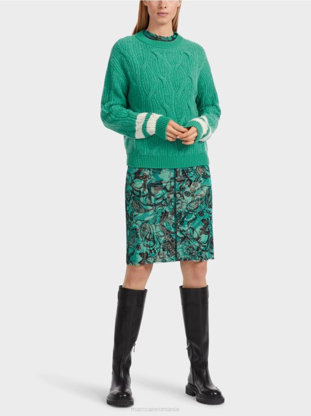 pulover - tricotat in germania Marc Cain smalț îmbrăcăminte 4826HH1060