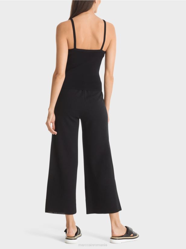 „regândiți împreună” de sus Marc Cain negru îmbrăcăminte 4826HH1135