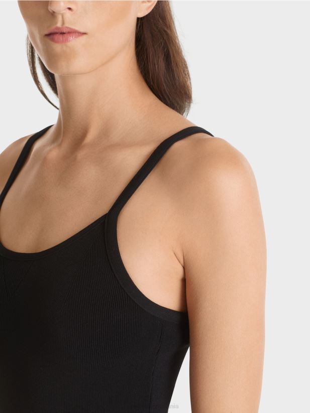 „regândiți împreună” de sus Marc Cain negru îmbrăcăminte 4826HH1135