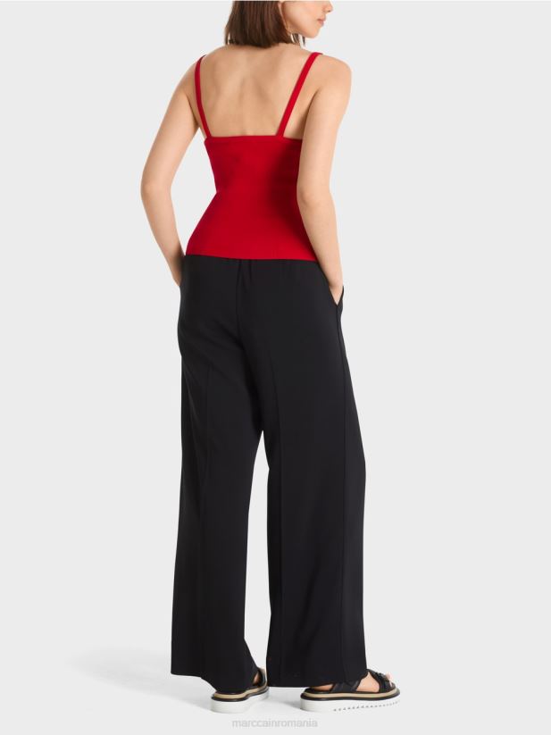 „regândiți împreună” de sus Marc Cain rosu intens îmbrăcăminte 4826HH1132